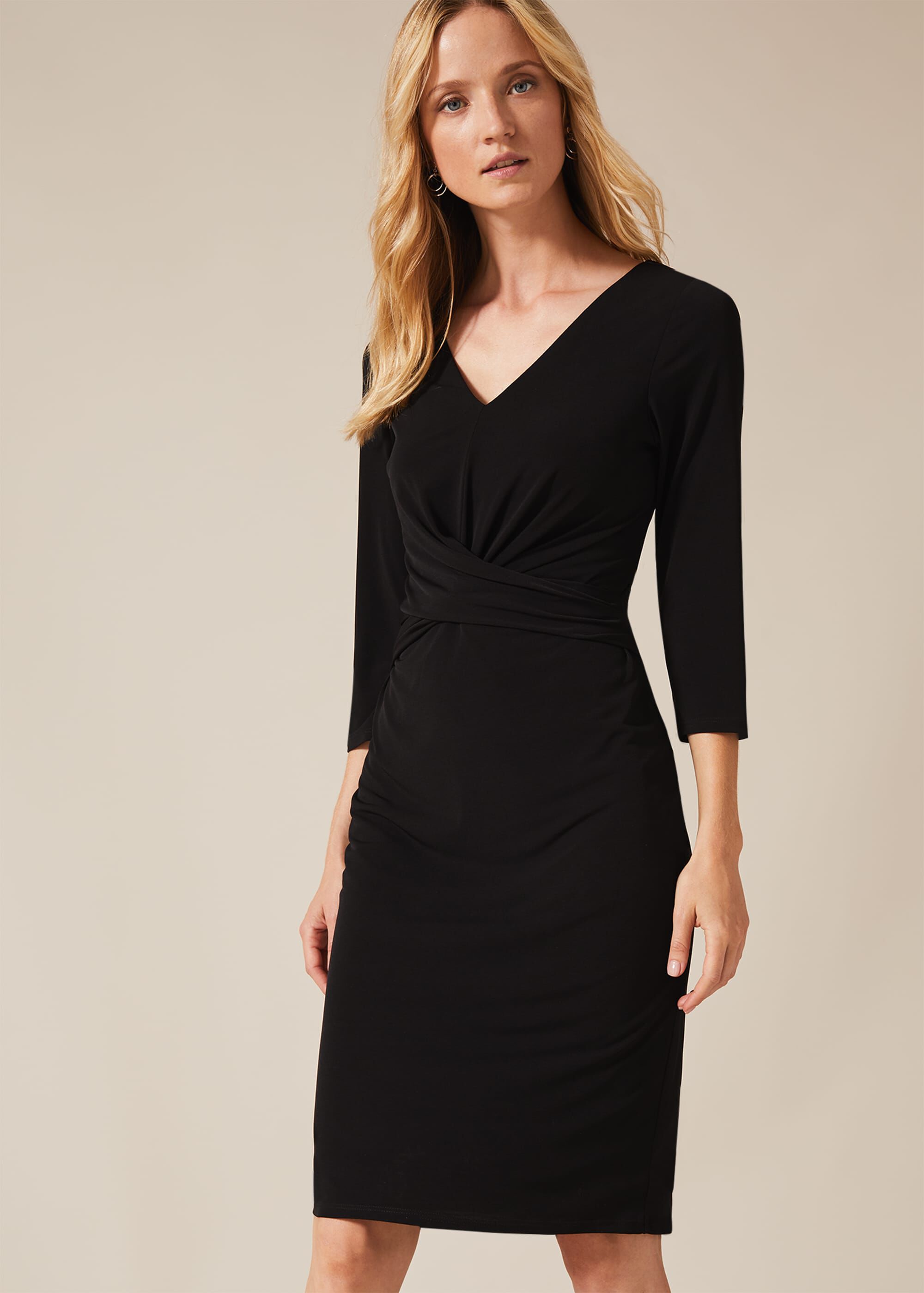 Selima Twist Front Dress | Phase Eight